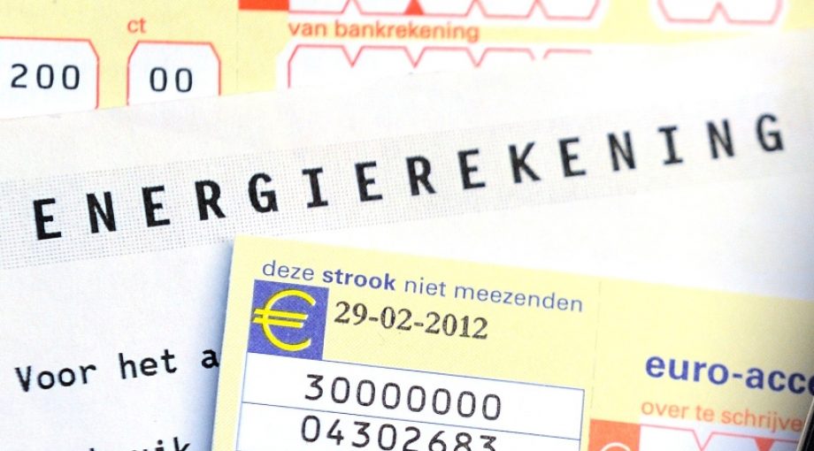 Energierekening nota groot