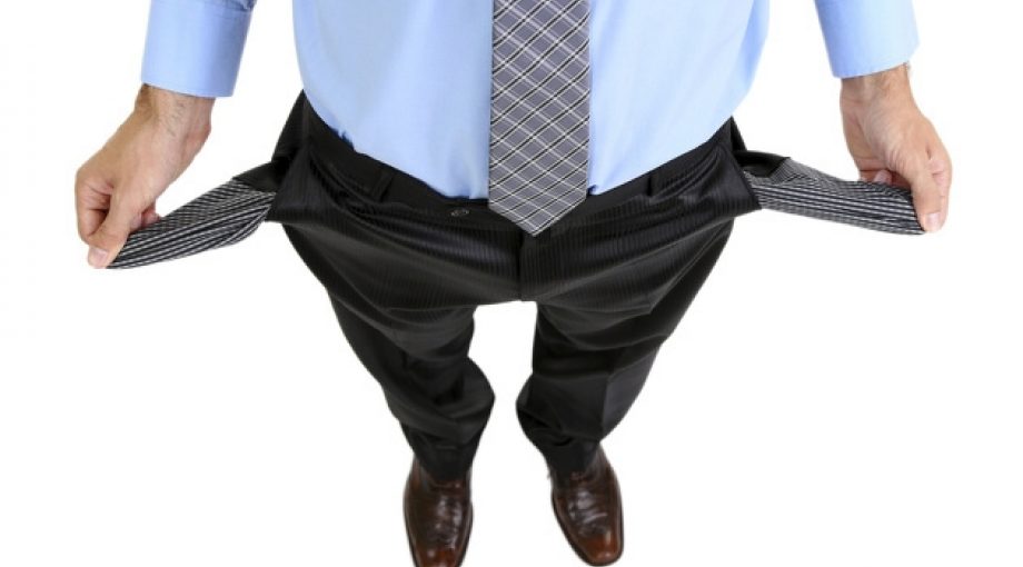 Failliet zakken leeg Thinkstock