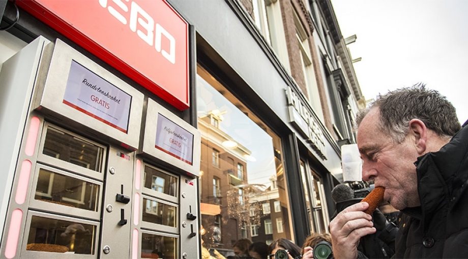 Febo vestiging snack snackbar cafetaria 75 jaar 1065
