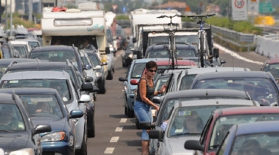 File drukte middelgroot