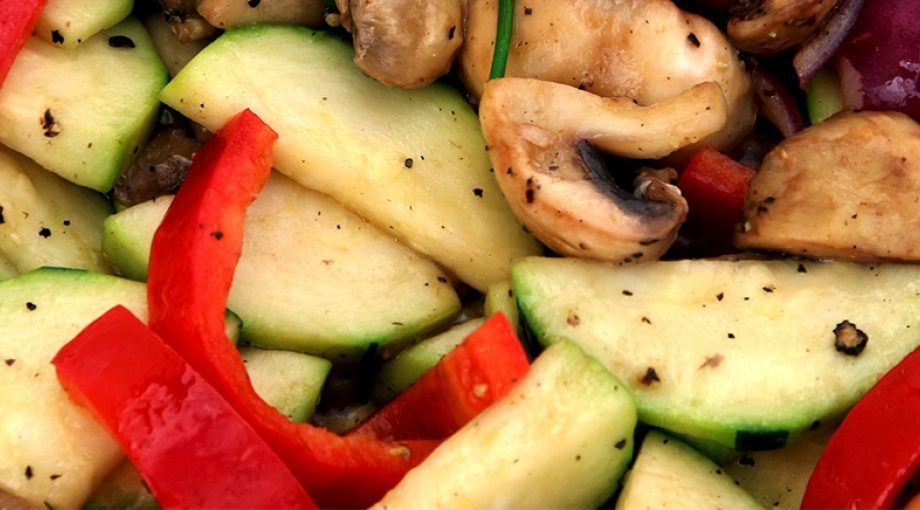 Gegrildegroente stock