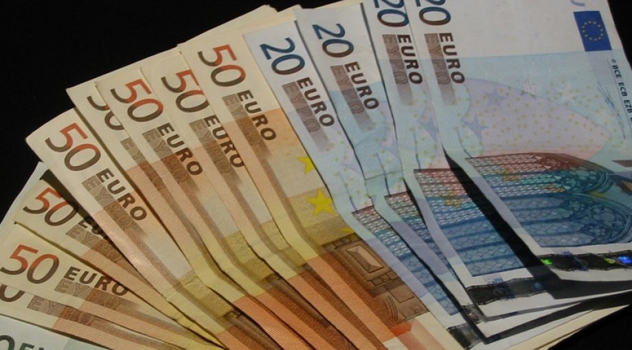 Geld papier veel groot