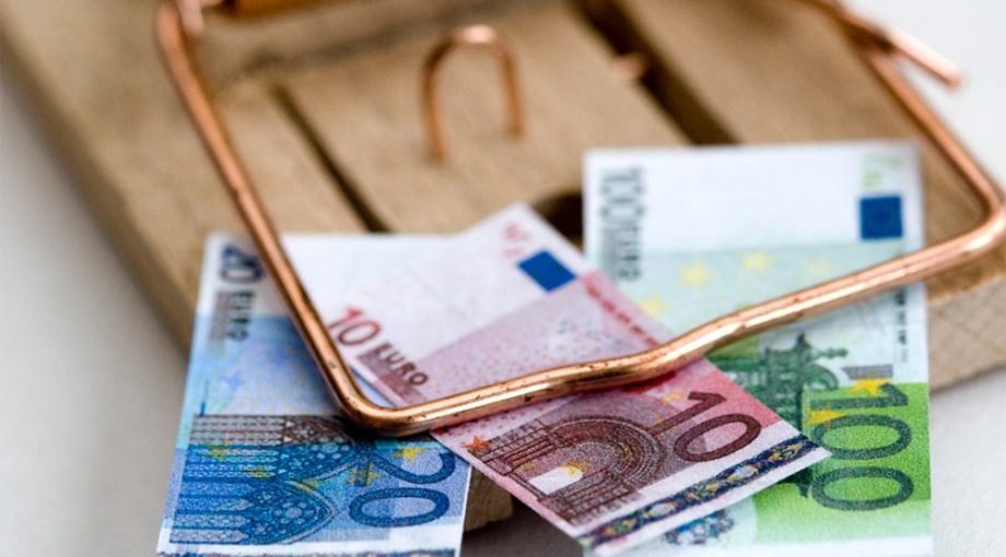 Geld schulden groot