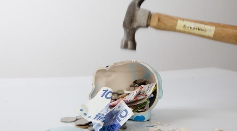Geldnood failliet bouw