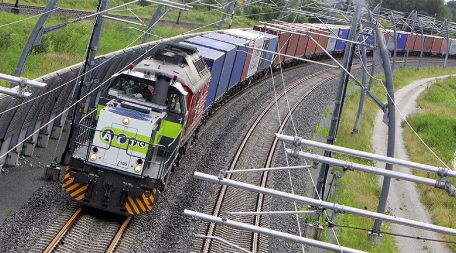 Goederentrein logistiek transport trein spoorlijn internationale handel