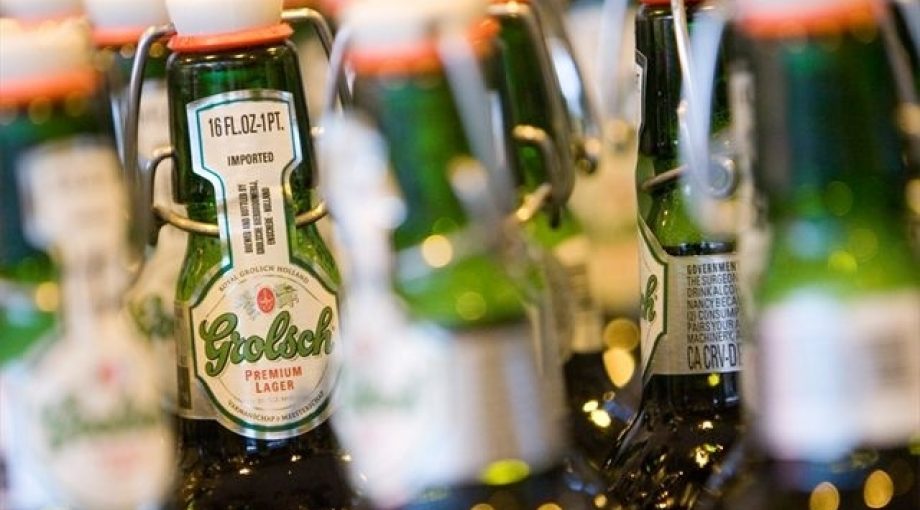 Grolsch bier groot