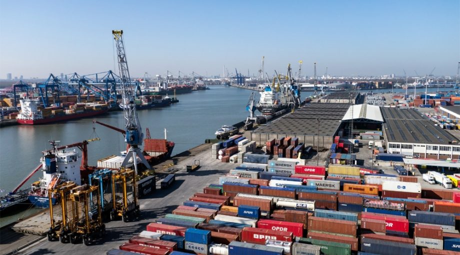 Haven rotterdam containers groot