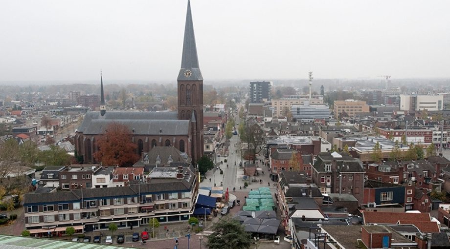 Hengelo centrum luchtfoto lenneke lingmont