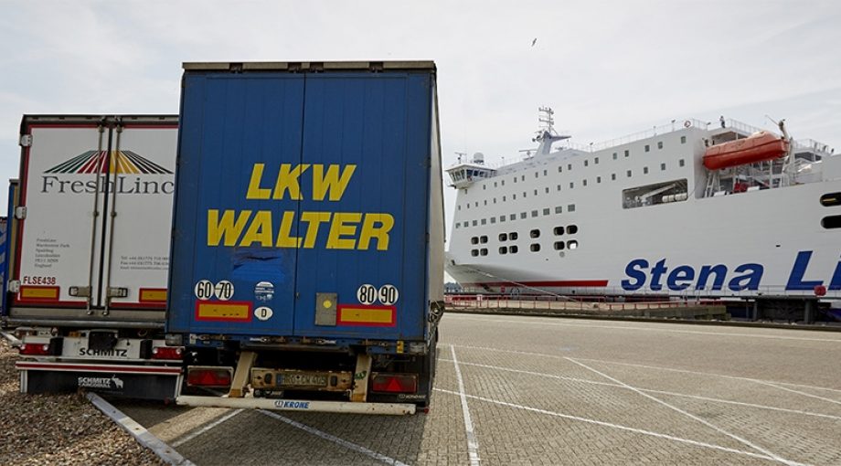 Hoek van holland vrachtwagens stena line engeland