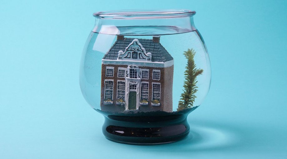 Huis onder water