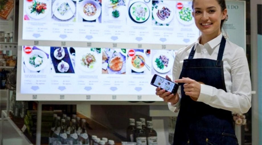 Interactieve boodschappenmuur innovatie middelgroot