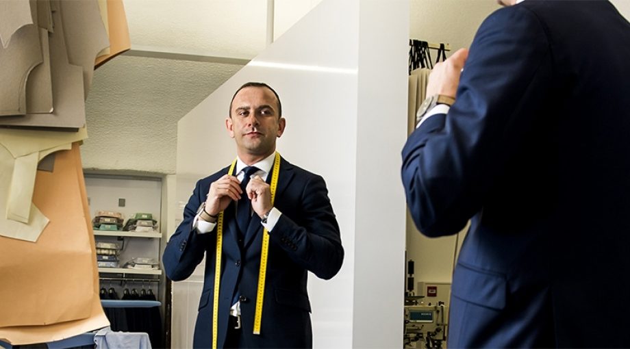 Jimmy karaaslan misura sartoria maatpakken herenmode