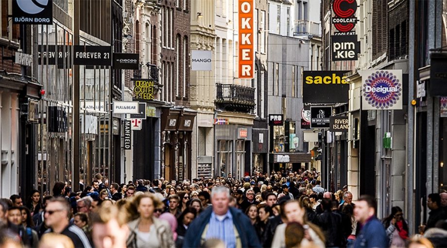 Kalverstraat amsterdam winkelstraat shoppen