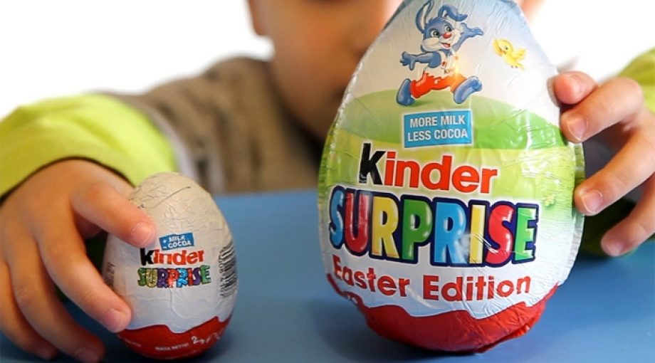 Kinder surprise eitjes gestolen middelgroot