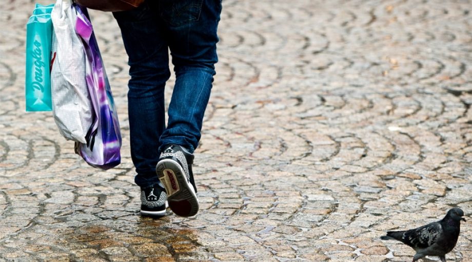 Koopkracht ellende bel nummer tassen shoppen winkelen groot