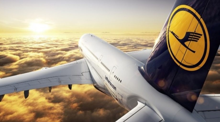 Lufthansa vliegtuig 4g