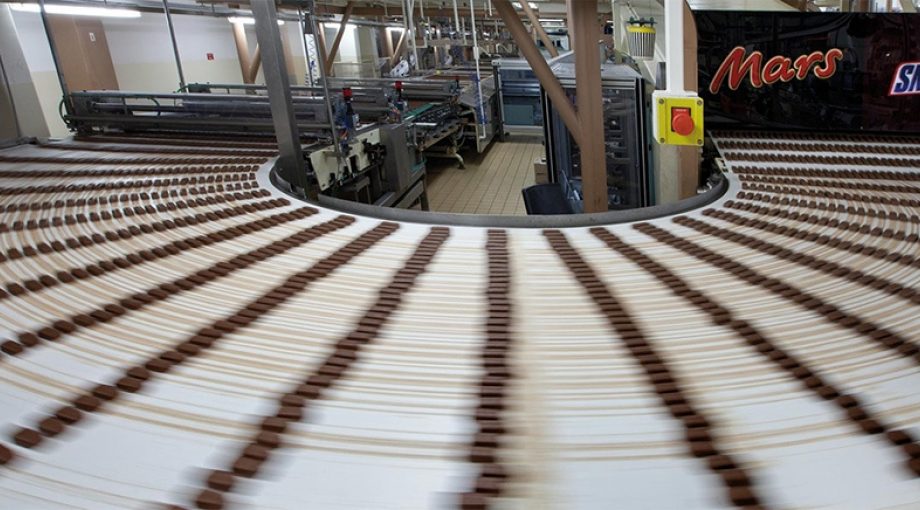 Mars lopende band fabriek