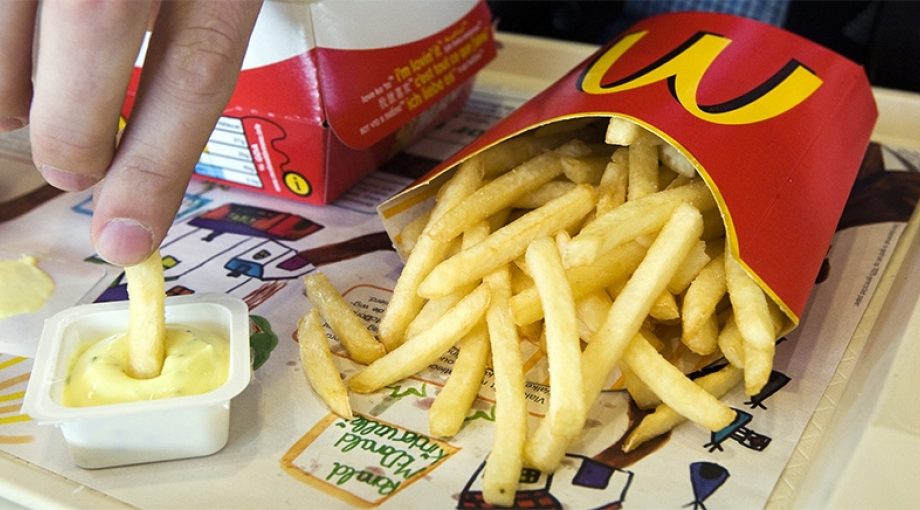 Mcdonaldsfrietmenumayonaise