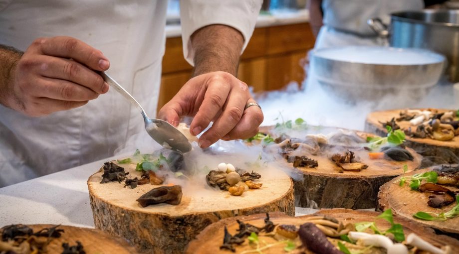 Meer groen bord restaurant