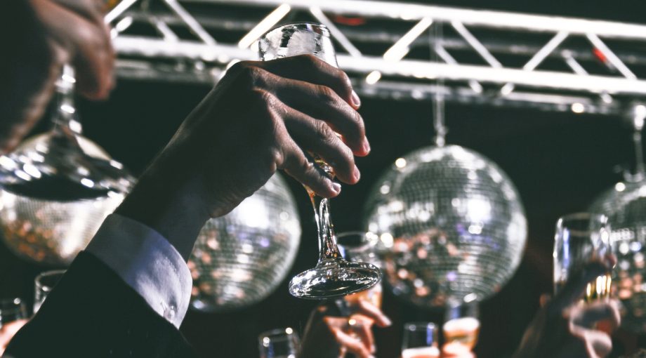 Nieuwjaar champagne