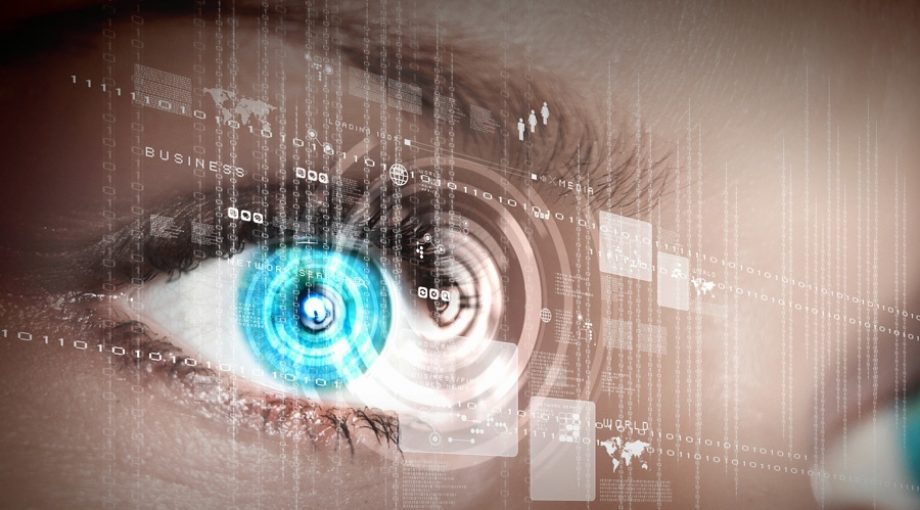 Oog tech groot