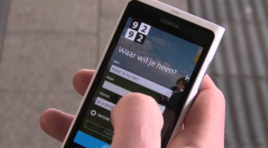Reisplanner 9292 app openbaar vervoer