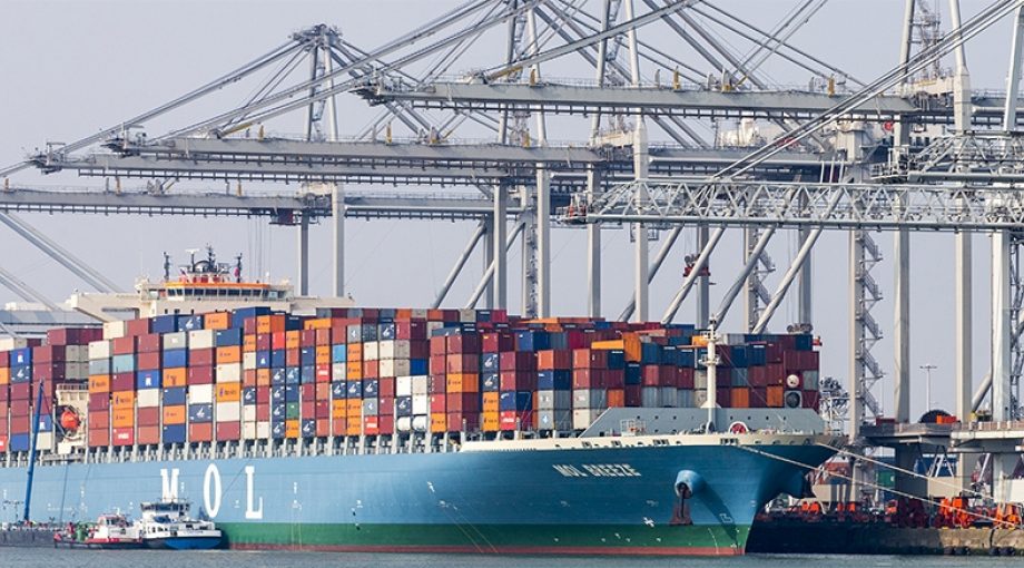 Rotterdamhavencontainerschip