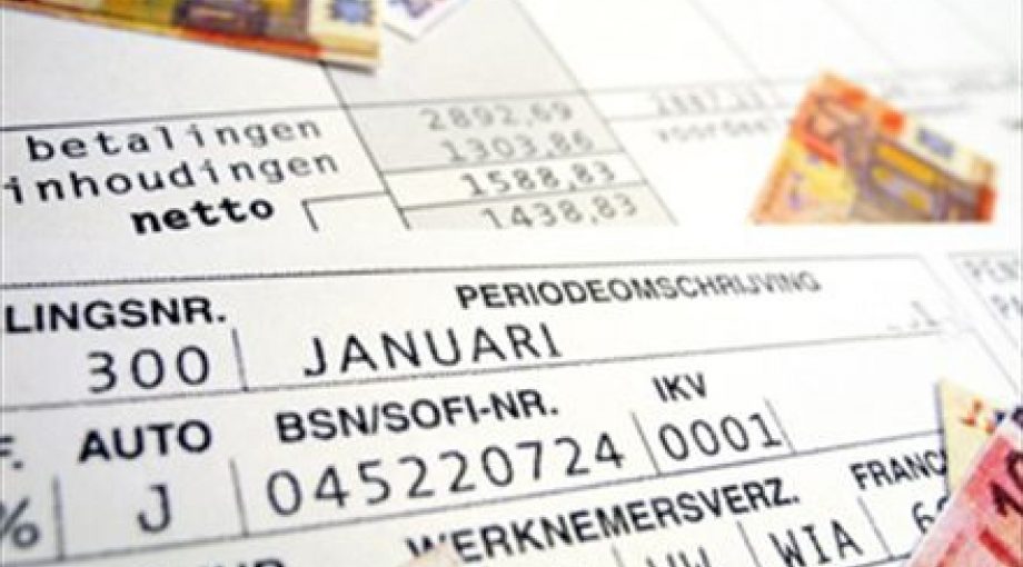 Salaris loonstrookje 335
