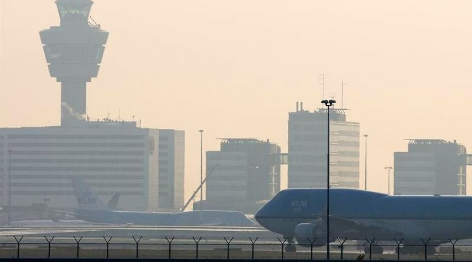 Schiphol mist vliegtuig klm groot