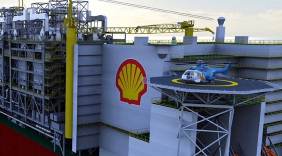 Shell boot schip zee groot
