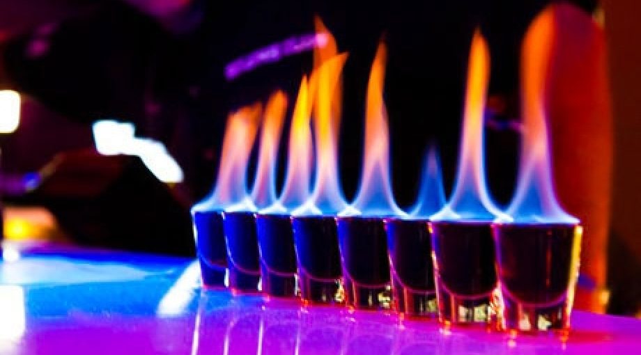 Shot glas vuur middelgroot