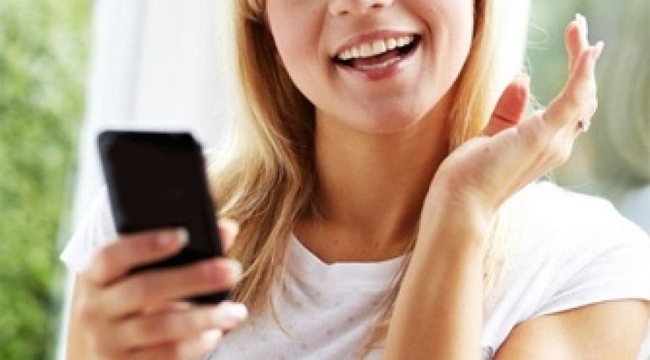Smartphone dame bellen 335