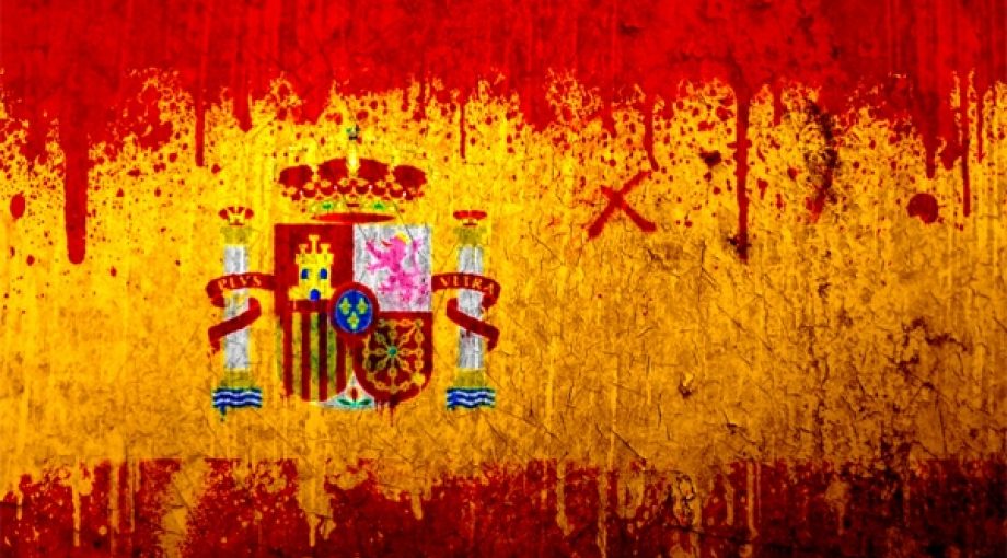 Spanje vlag werken groot
