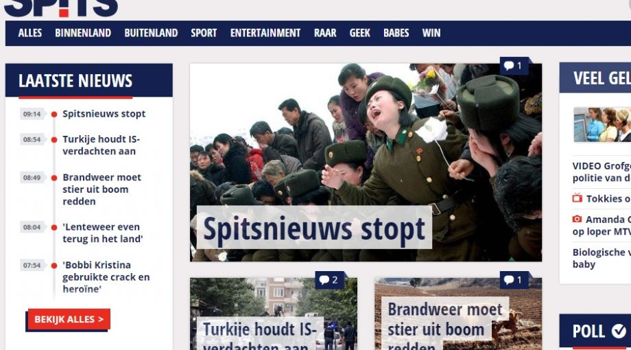 Spitsnieuws site middelgroot