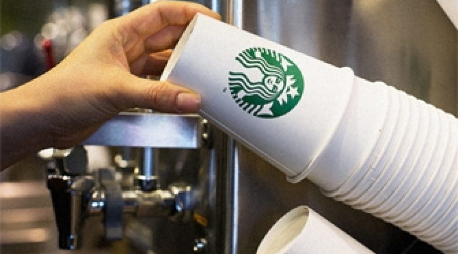 Starbucks personeel koffie 335