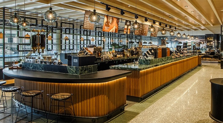 Starbucks pavilion store schiphol koffieketen