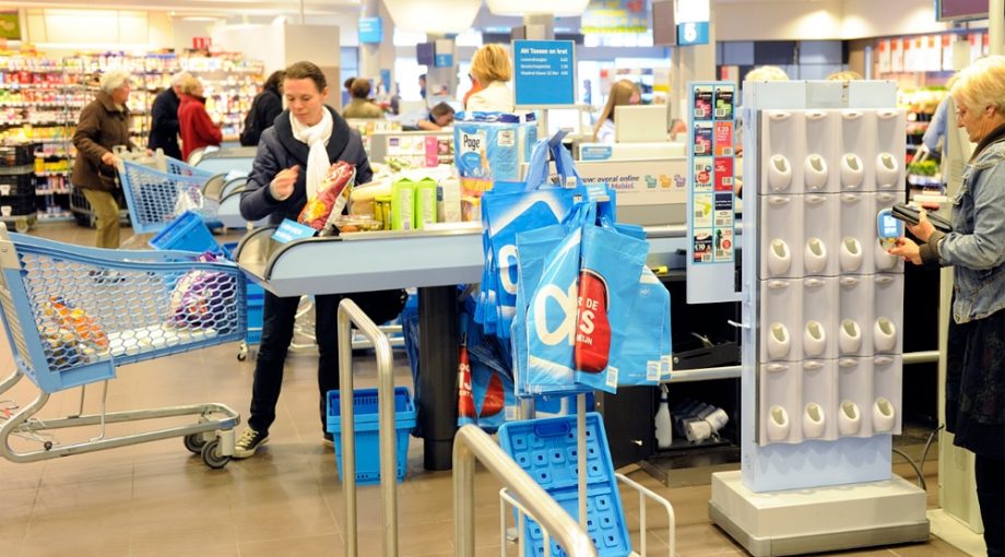 Supermarkt kassa prijzen afrekenen kassa 1000