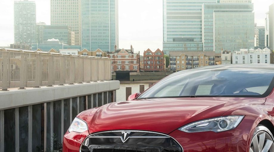 Tesla model s groot