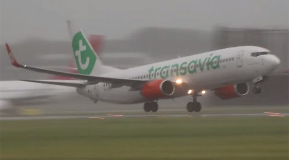 Transavia noodlanding girona gerona schiphol