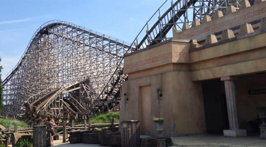 Troy toverland achtbaan