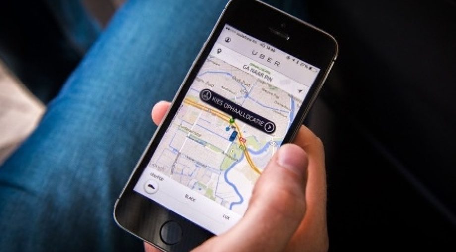 Uber taxi middelgroot