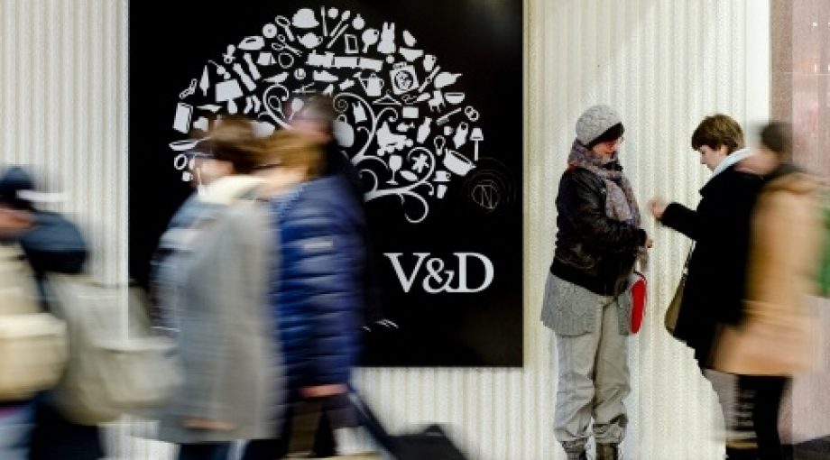Vend vd warenhuis redding in gevaar middelgroot