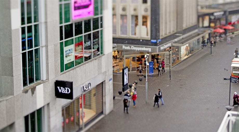 Vend winkelstraat winkels