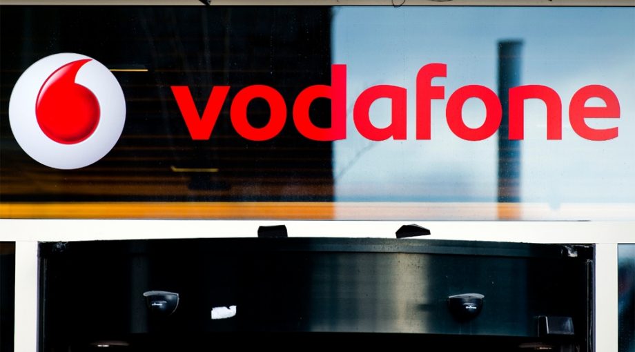 Vodafone logo bedrijf groot
