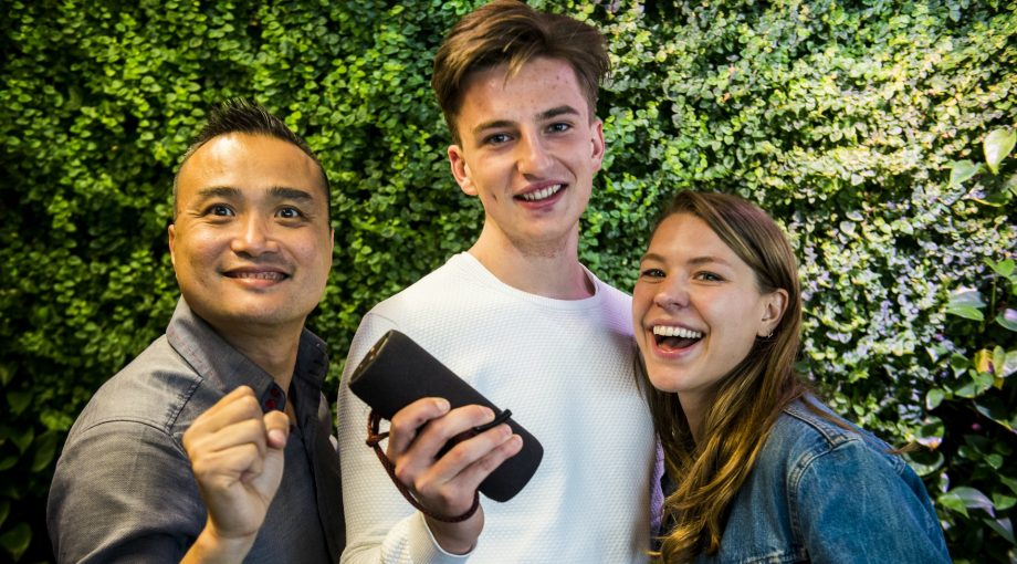 Volareo speaker draadloos artiesten fans dichterbij Nick Yap Tom van Doorn Magda Misiorny