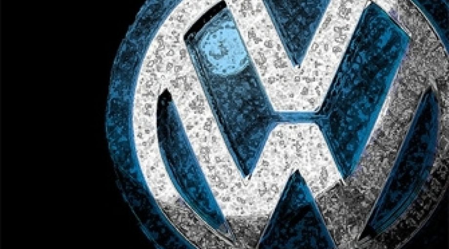Volkswagen logo glimmend 335