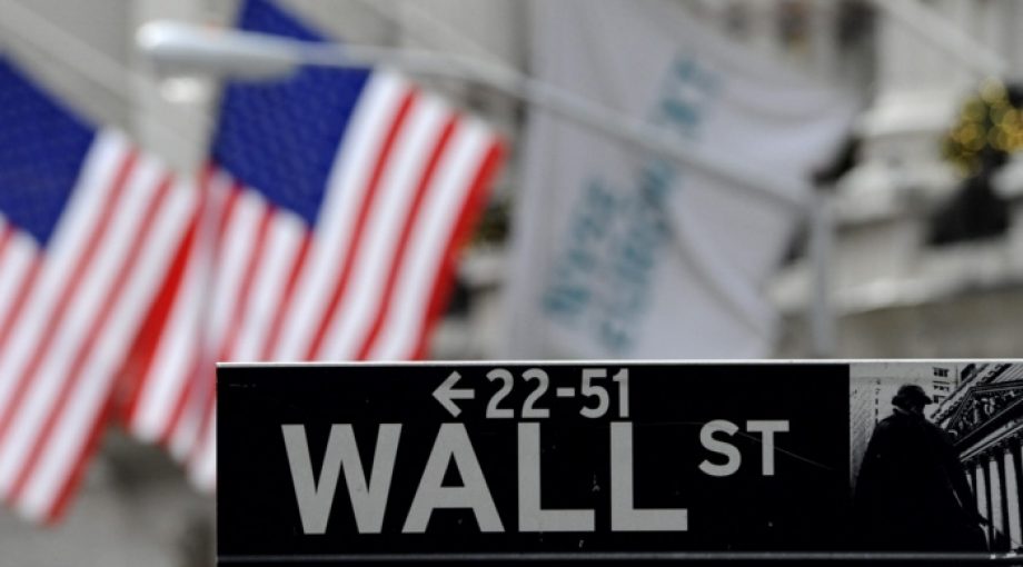 Wallstreet beurs newyork middelgroot