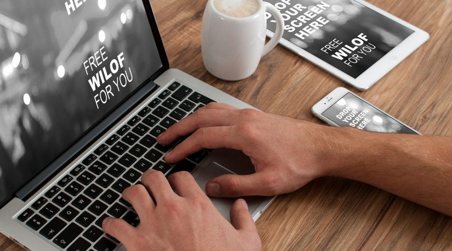 Website desktop tablet mobiel