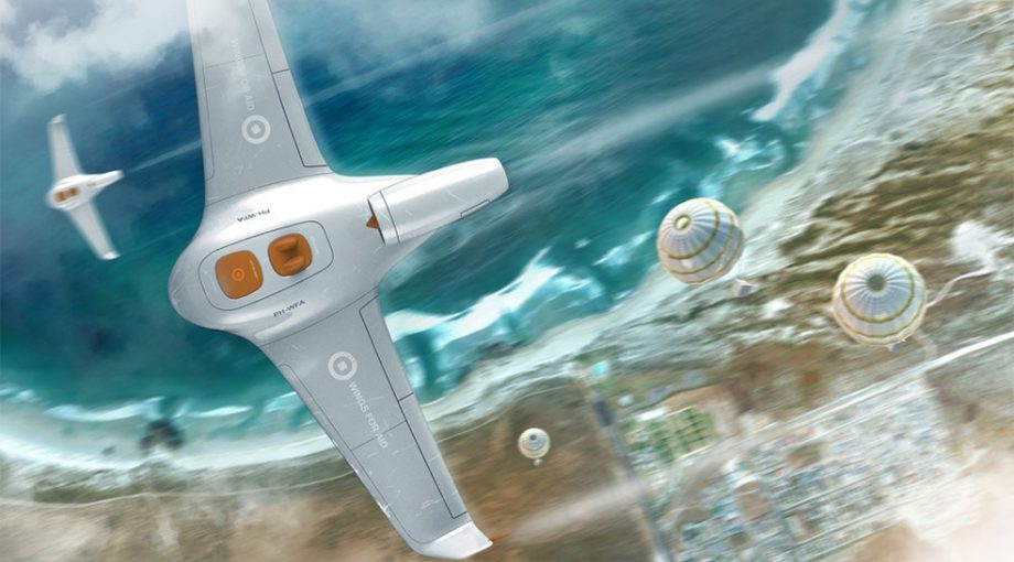 Wings for aid hulpdrones voor humanitaire hulp 3032