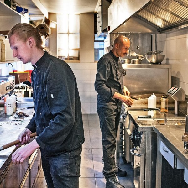 Dark kitchen